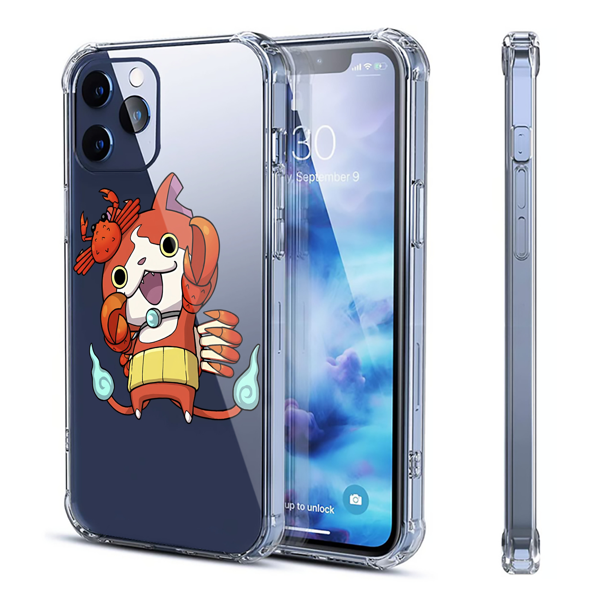 （画像用） 妖怪ウォッチ Yo-kai Watch 【iPhone 12シリーズ対応】透明スマホケース（クリアソフトケース）